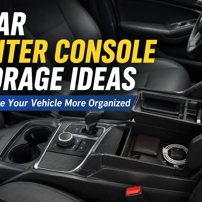 5 Car Center Console Storage Ideas That Actually Make a Difference