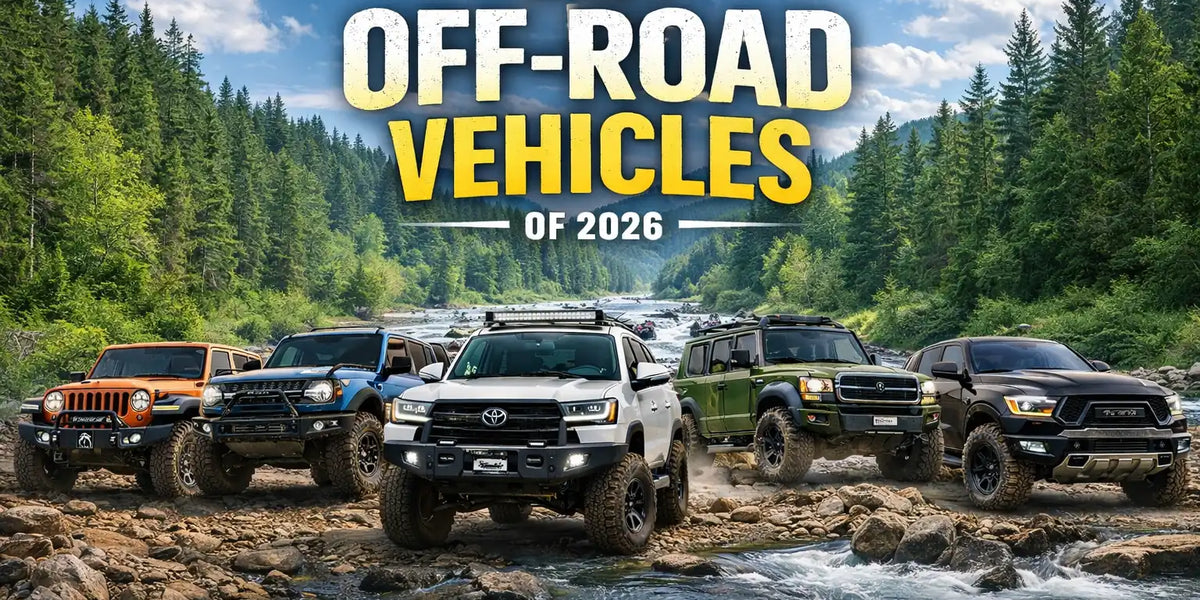 Best Off Road Vehicles Of 2026 Top 10 Off Road SUVs And Trucks CARXV Best Off Road Vehicles 2026 Cover Jeep Bronco Land Cruiser 1200x600 Crop Center.webp