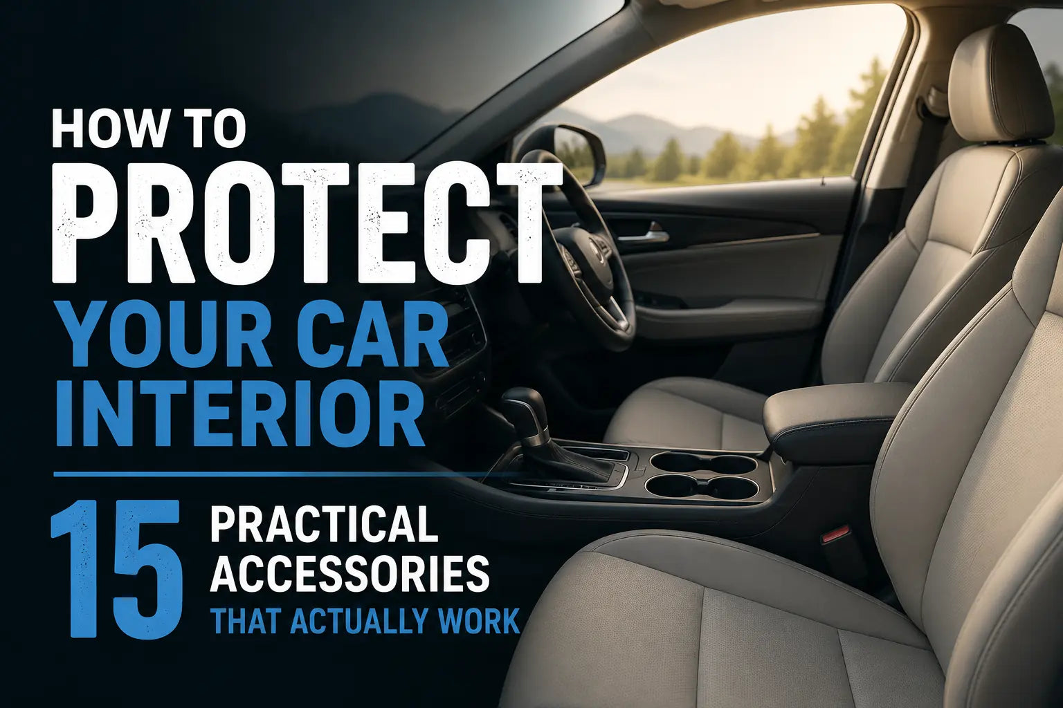 How to Protect Your Car Interior: 15 Practical Accessories That Actually Work
