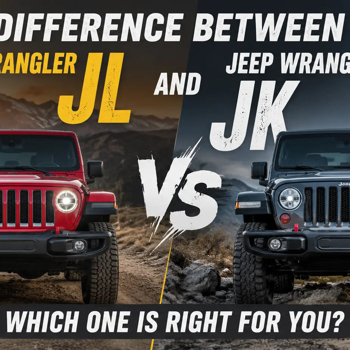 Difference Between Jeep Wrangler JL and JK: A Complete Guide to Parts Compatibility
