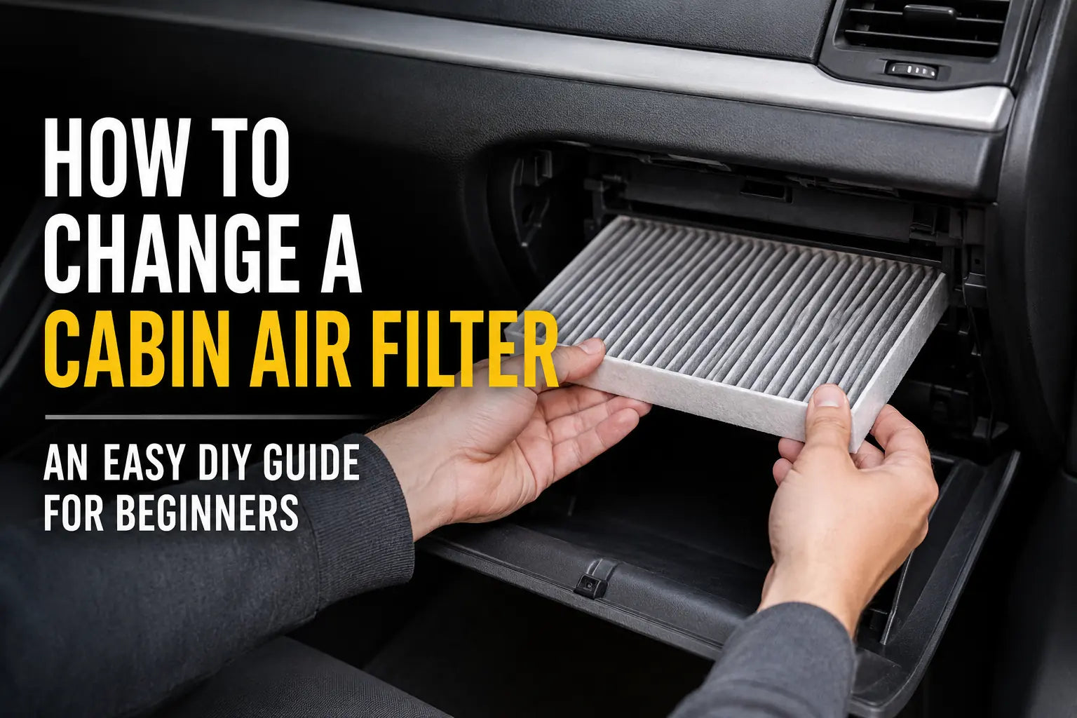 How to Change a Cabin Air Filter: An Easy DIY Guide for Beginners
