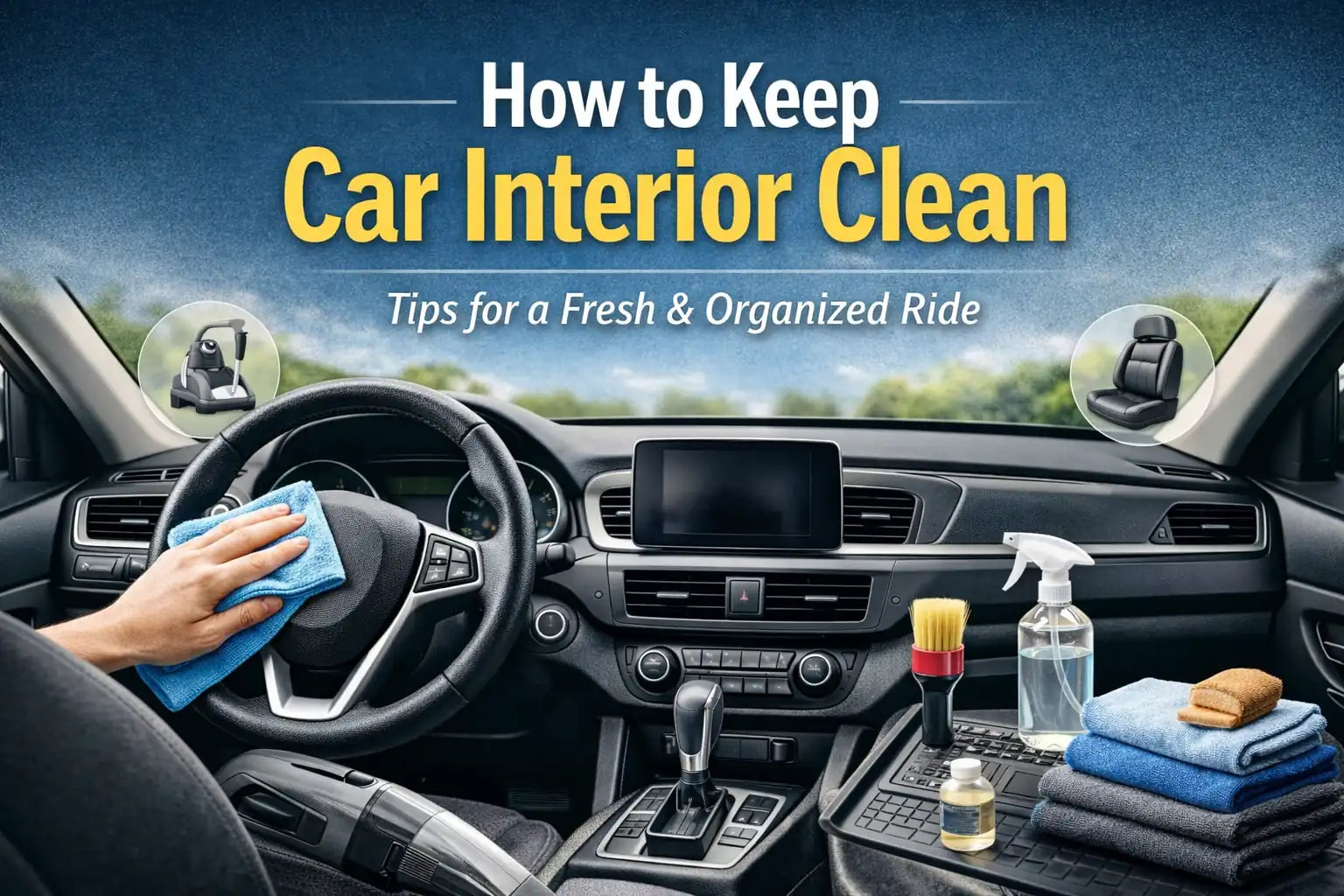 How to Keep Car Interior Clean for a More Comfortable Experience