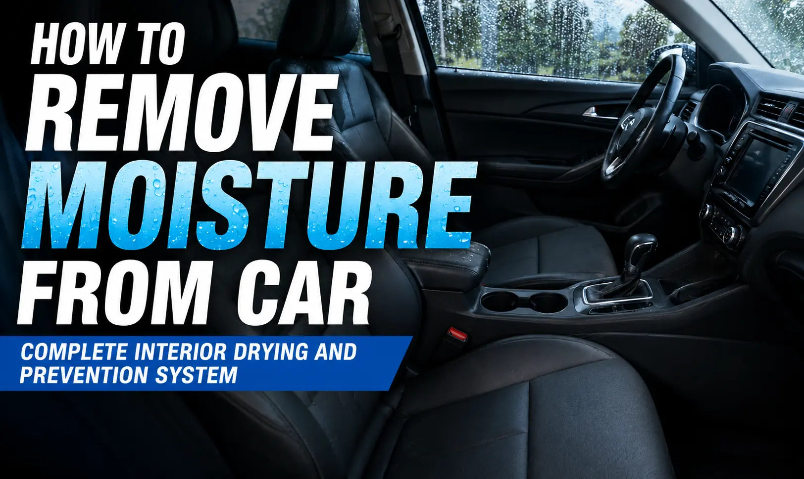How to Remove Moisture From Car and Prevent It From Coming Back