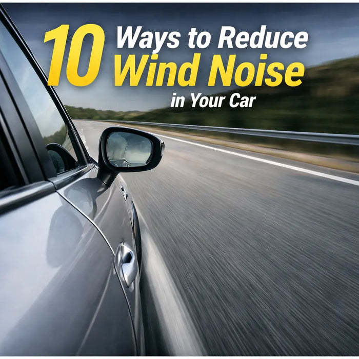 10 Ways about How to Reduce Wind Noise in Car