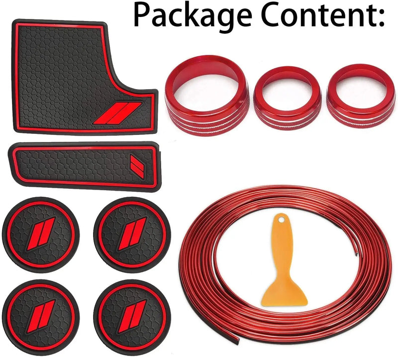 3 in 1 car interior decorative set for Dodge Charger