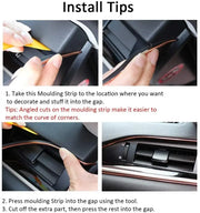 3 in 1 car interior decorative set for Dodge Charger
