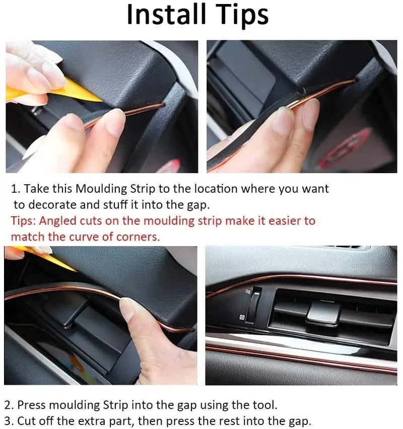 3 in 1 car interior decorative set for Dodge Charger