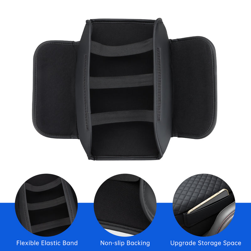Center Console Armrest Cover with Side Storage for Jeep Wrangler JL JLU & Gladiator JT (2018–2025)