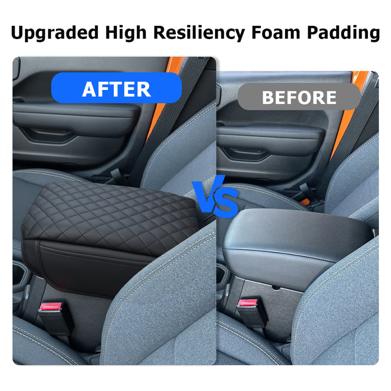 Center Console Armrest Cover with Side Storage for Jeep Wrangler JL JLU & Gladiator JT (2018–2025)
