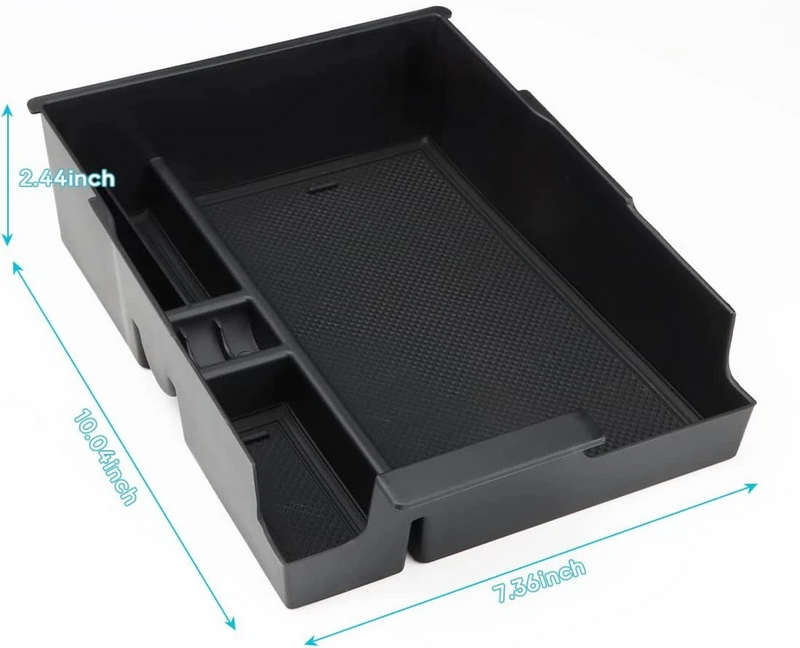 Center Console Organizer Tray with Rubber Mats for 2023-2025 Hyundai Palisade