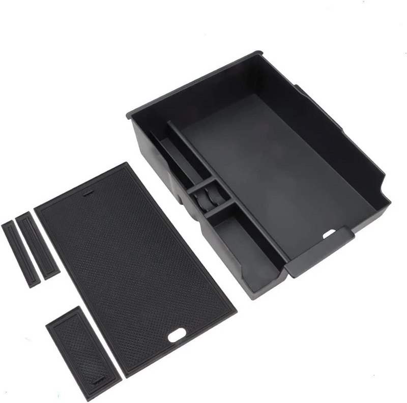 Center Console Organizer Tray with Rubber Mats for 2023-2025 Hyundai Palisade