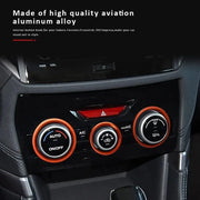 Car air condition knob decorative rings for Subaru Forester and Subaru Crosstrek XV and Subaru Impreza