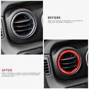 Car Air Conditioner Vent Rings for Wrangler JL and Gladiator JT
