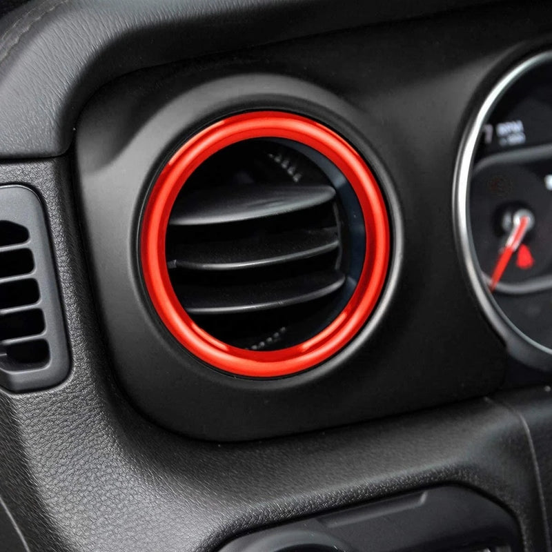 Car Air Conditioner Vent Rings for Wrangler JL and Gladiator JT