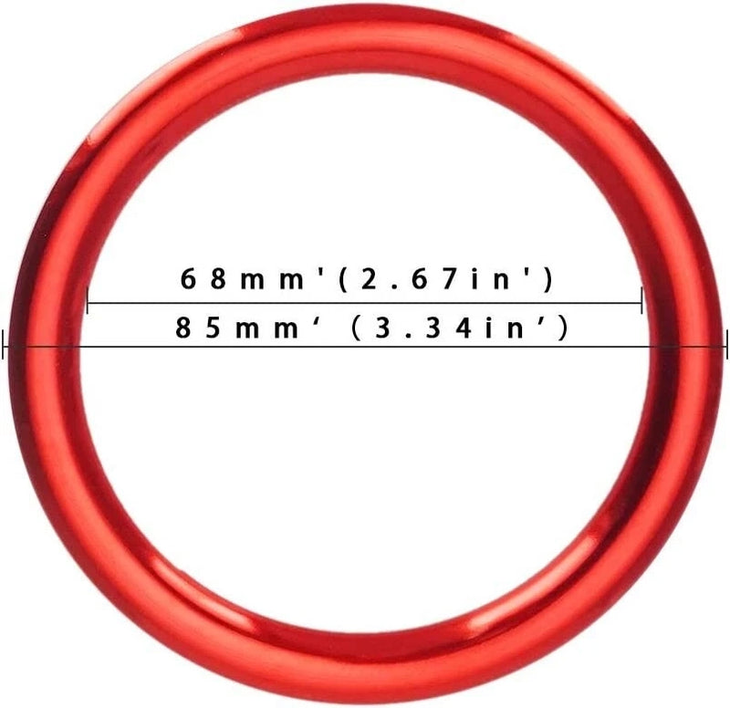 Car Air Conditioner Vent Rings for Wrangler JL and Gladiator JT