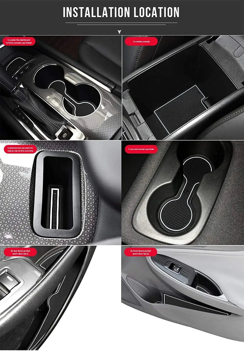 Car anti dust mats pad trims for Chevrolet Chevy Malibu 5 Generations