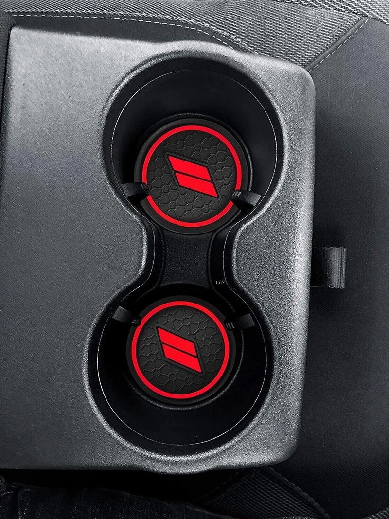 Car cup holder inserts and center console liners for Dodge Charger