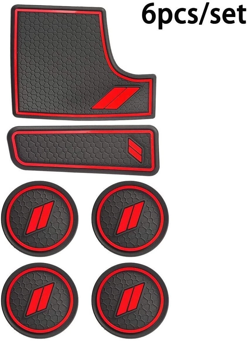 Car cup holder inserts and center console liners for Dodge Charger