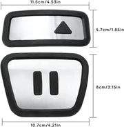 Car Brake Accelerator Pedal Covers for Volkswagen VW ID.4 ID4 2023 2022 2021