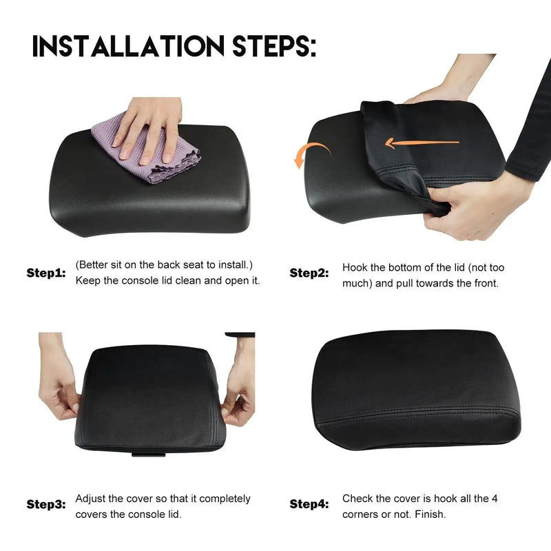 Car Center Console Armrest Cover for Nissan Frontier 2005-2021 and Nissan Xterra 2005-2015