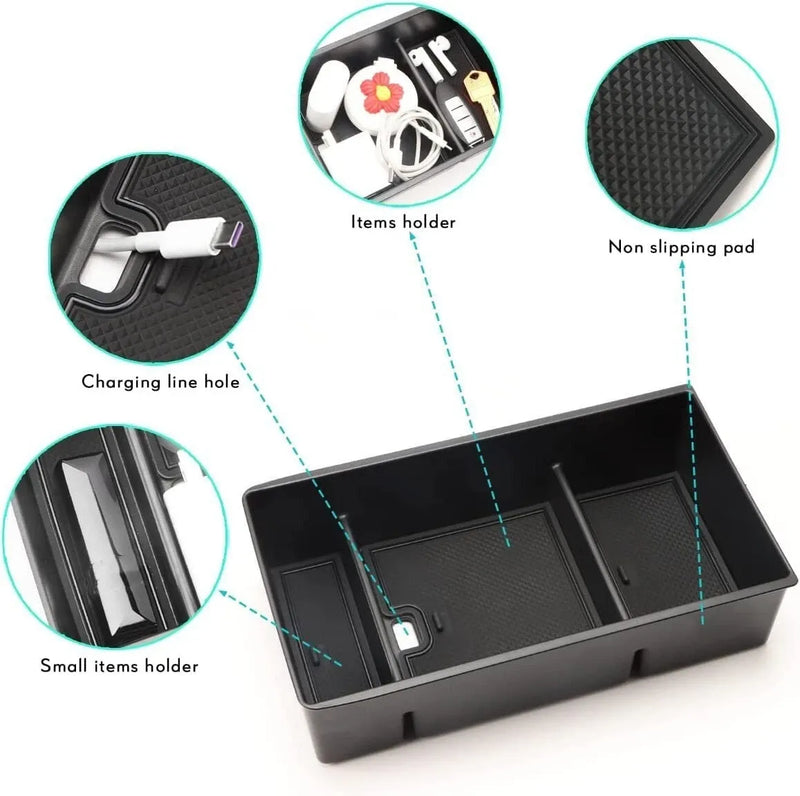 Car Center Console Organizer Tray for Toyota Venza