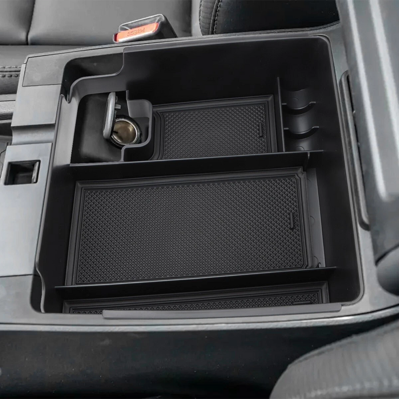 Car storage tray organizer for Nissan Frontier