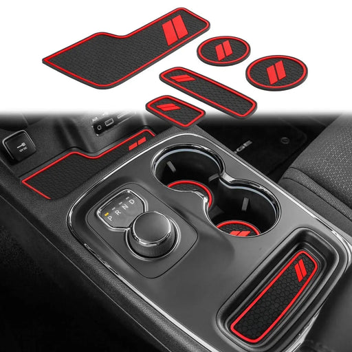 Car Cup Holder Insert Mats for Dodge Durango