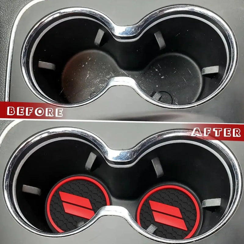 Car Cup Holder Insert Mats for Dodge Durango
