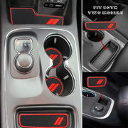 Car Cup Holder Insert Mats for Dodge Durango