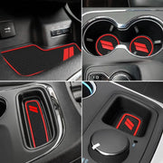 Car Cup Holder Insert Mats for Dodge Durango
