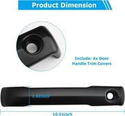 Car door protective handle covers for Toyota Tundra Sequoia Tacoma