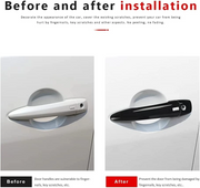 Car Door Handle Protectors for Nissan Altima SR Sentra Sedan S SR SV Rouge SUV with smart entry button