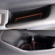 Car door slot mats for Subaru Crosstrek and Subaru Impreza