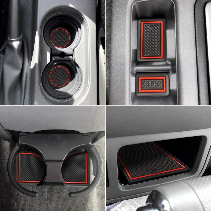 Car interior anti slip mats insert for Nissan Frontier Crew Cab 2005-2019