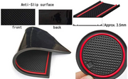 Car interior anti slip mats insert for Nissan Frontier Crew Cab 2005-2019