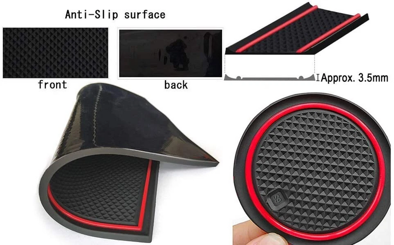 Car interior anti slip mats insert for Nissan Frontier Crew Cab 2005-2019