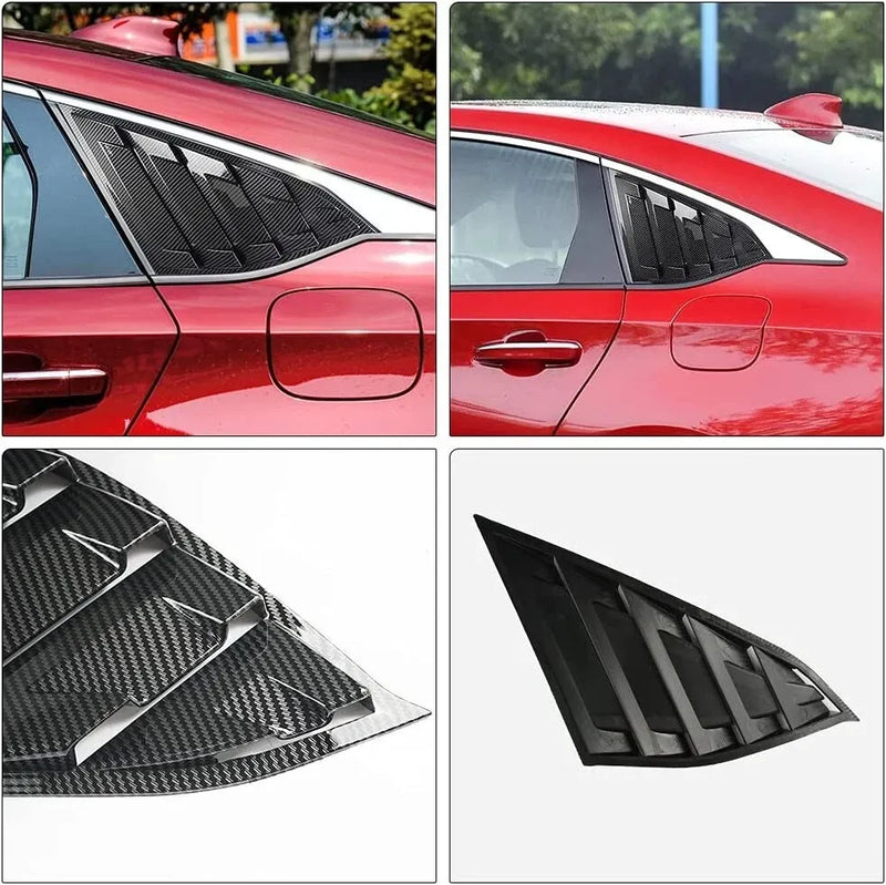 Car Rear Side Window Louvers for Honda accord 2018 2019 2020 2021 2022