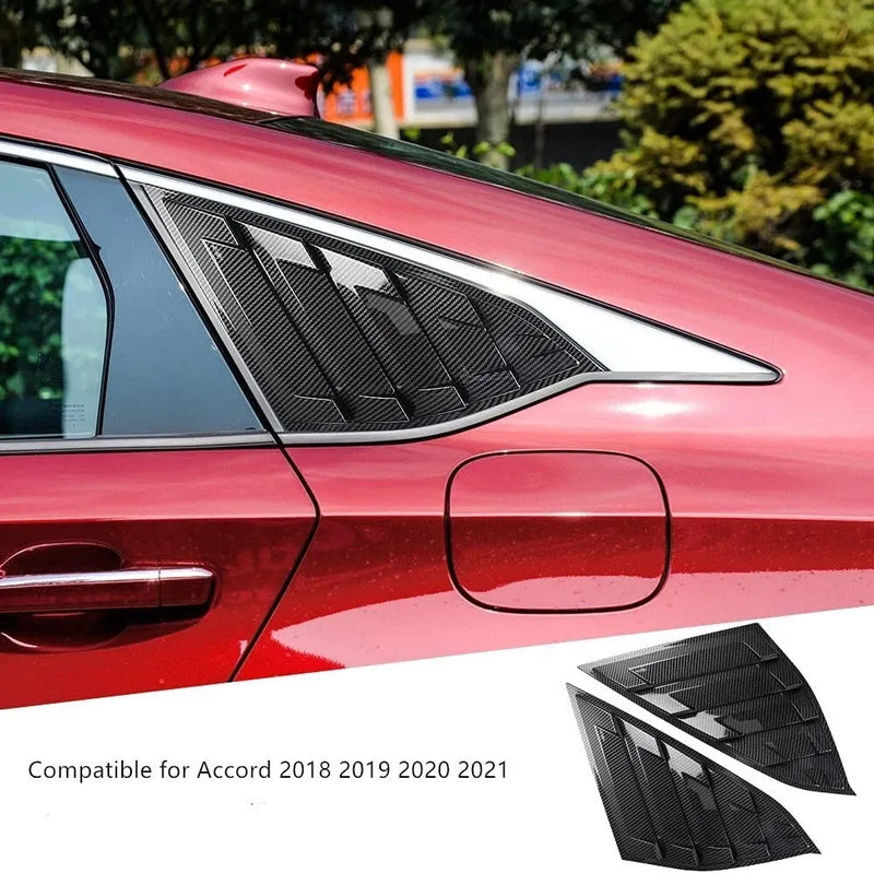 Car Rear Side Window Louvers for Honda accord 2018 2019 2020 2021 2022