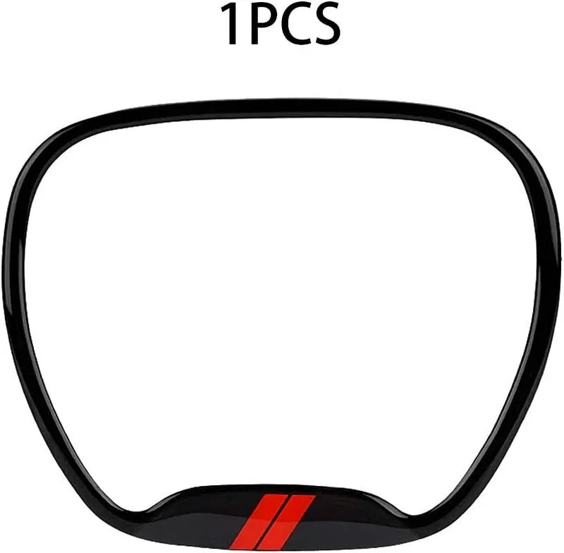 Car Steering Wheel Cover Trim Black for Dodge Challenger 2015-2023