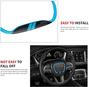 Car steering wheel decorative trim for Dodge Charger and Challenger