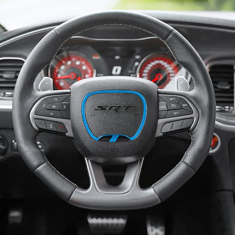 Car steering wheel decorative trim for Dodge Charger and Challenger