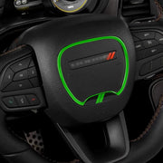 Car Steering Wheel Trim Cover for Dodge Challenger 2015-2023