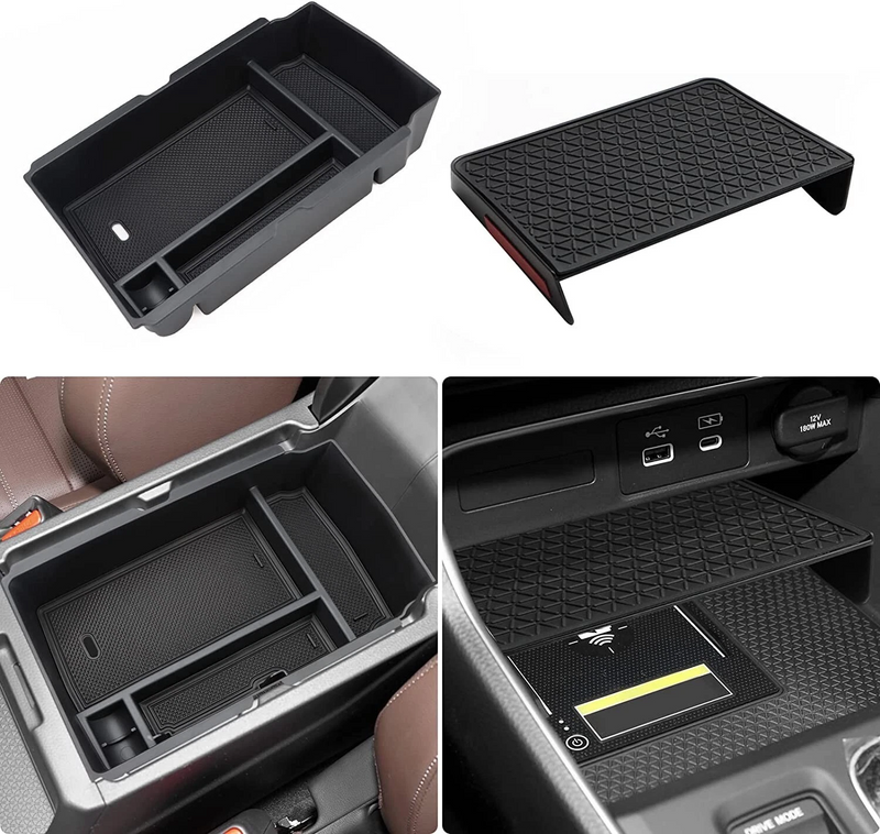 Car insert tray and center console organizer with mats for Honda CRV CR-V 2023 2024 2025