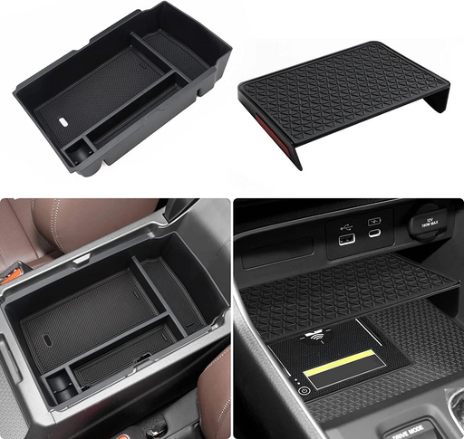 Car insert tray and center console organizer with mats for Honda CRV CR-V 2023 2024 2025