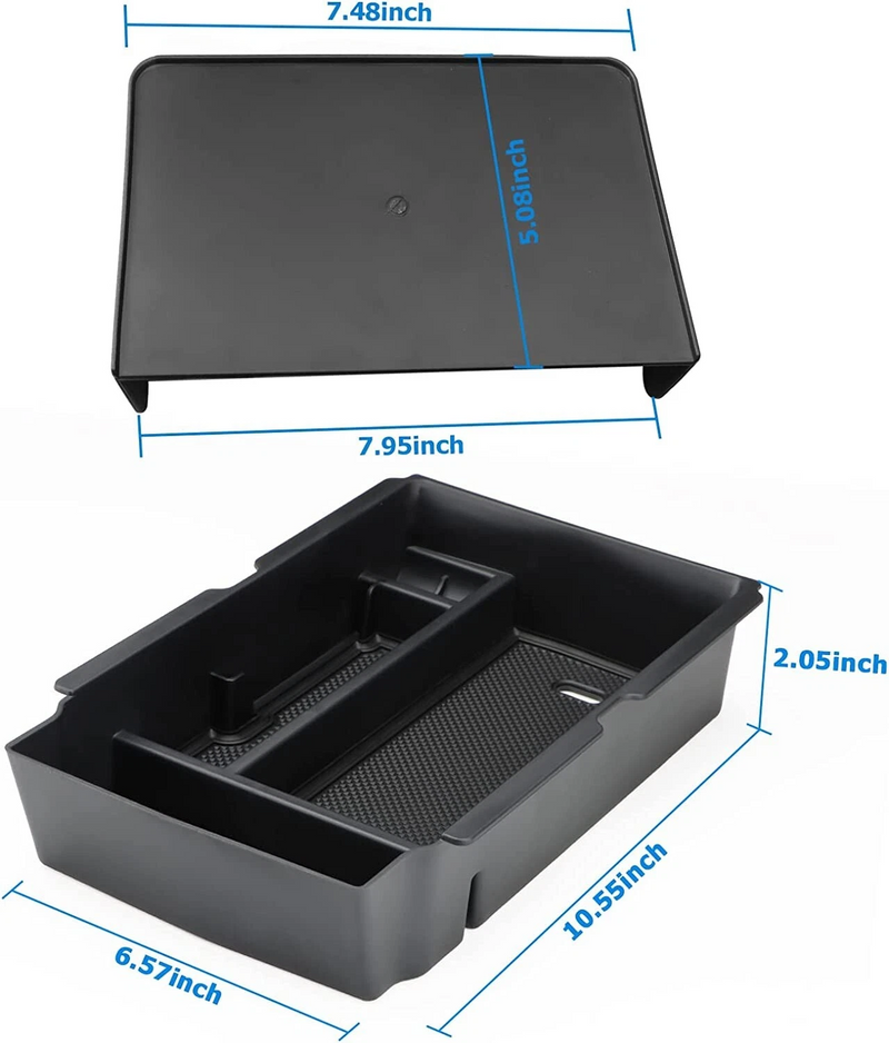 Car insert tray and center console organizer with mats for Honda CRV CR-V 2023 2024 2025