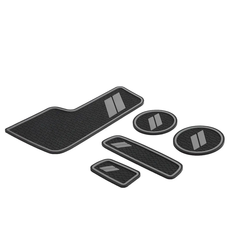 Cup Holder Liner Insert Mats grey for Dodge Durango