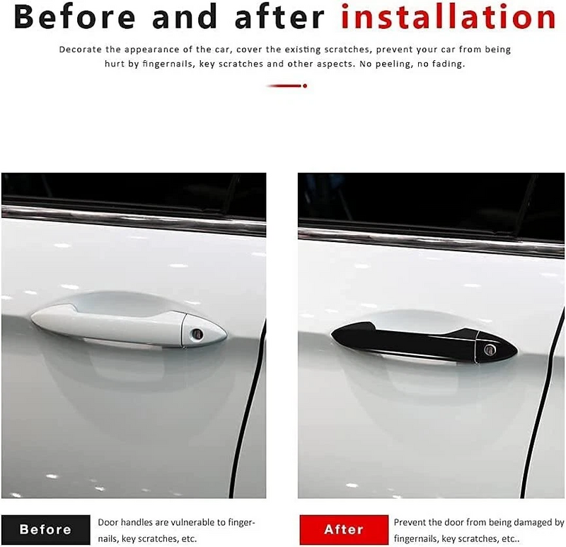 Door handle covers protectors for Honda Accord and Honda Pilot