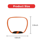 Orange Car Steering Wheel Decorative Cover for Dodge Charger and Dodge Challenger