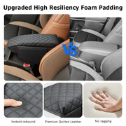 Ford Bronco Sport armrest cover PU microfiber leather surface with memory foam padding