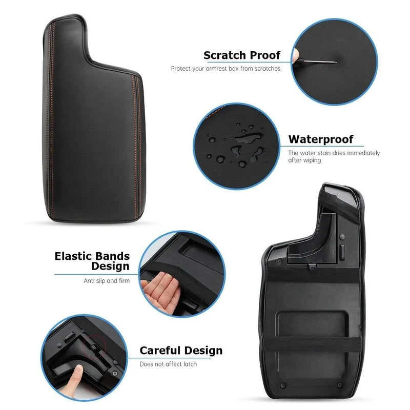 Car Center Console Armrest Cover for Subaru Crosstrek 2018-2022 and Subaru Impreza 2017-2022